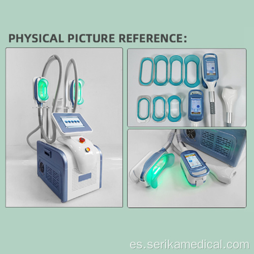 Máquina de crioterapia adelgazante triple manija